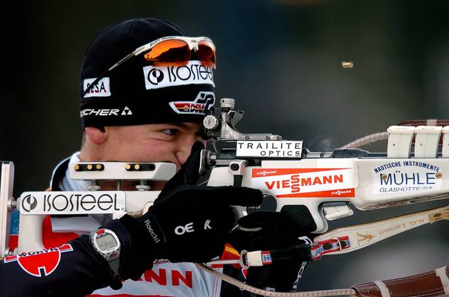 Michael Rösch - Stehendschießen Biathlon Herren Weltcup 2004 2005, Welt ...