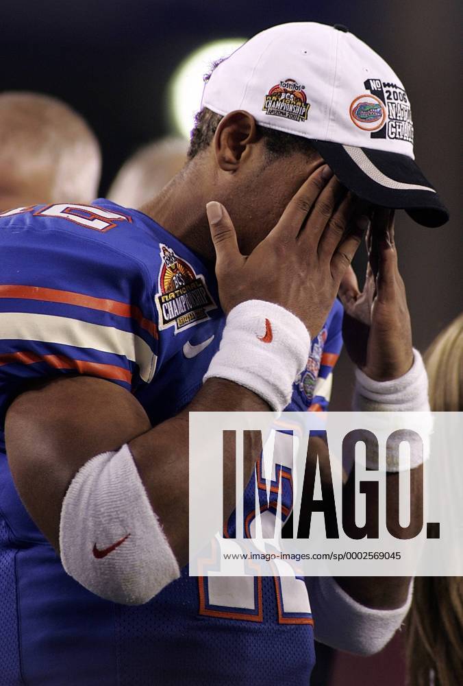 Chris Leak (Florida Gators) fassungslos über den Gewinn der BCS Championship