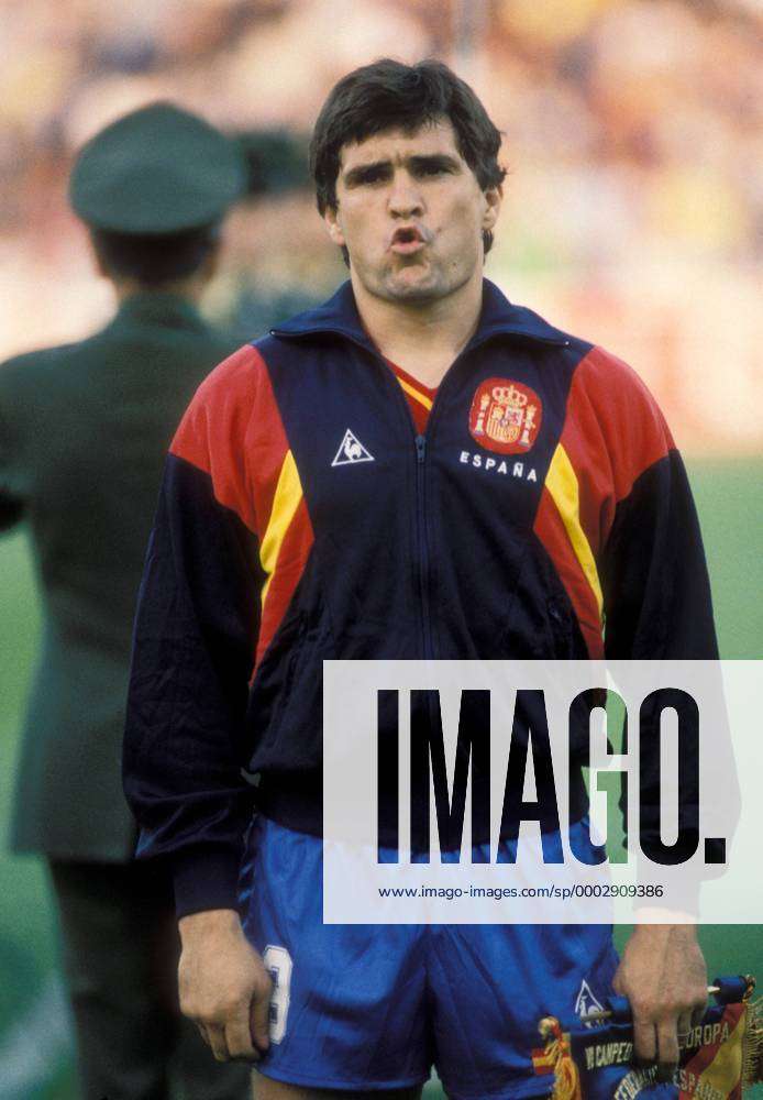 Jose Antonio Camacho (Spanien) Fußball Länderspiel Herren EM 1988 ...