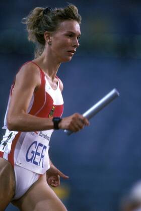 Anja Rücker Leichtathletik OS Sommer Damen Olympische Spiele Barcelona ...