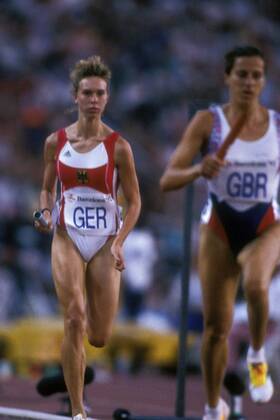 Anja Rücker Leichtathletik OS Sommer Damen Olympische Spiele Barcelona ...