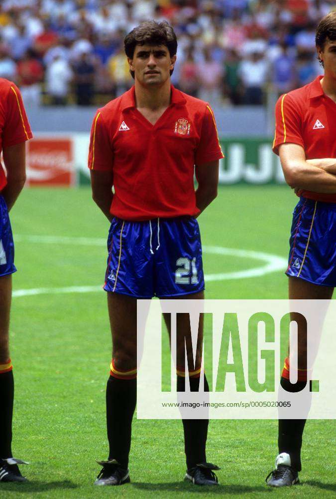 Michel (Spanien) - Nationalhymne Fußball WM Herren WM 1986, Länderspiel ...