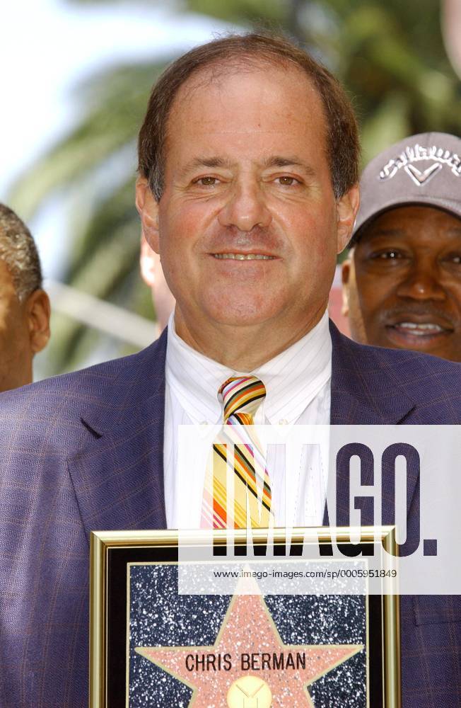 Sportscaster CHRIS BERMAN (USA) HONORED WITH THE 2,409TH STAR ON THE ...