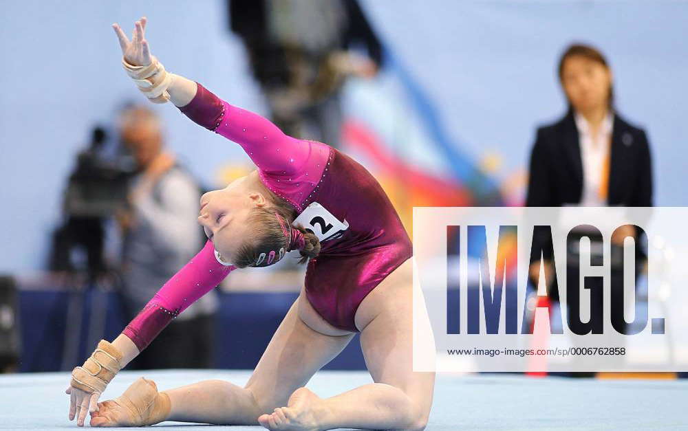 Ksenia Semenova Rus During Qualification Of The Artistic Gymnastics