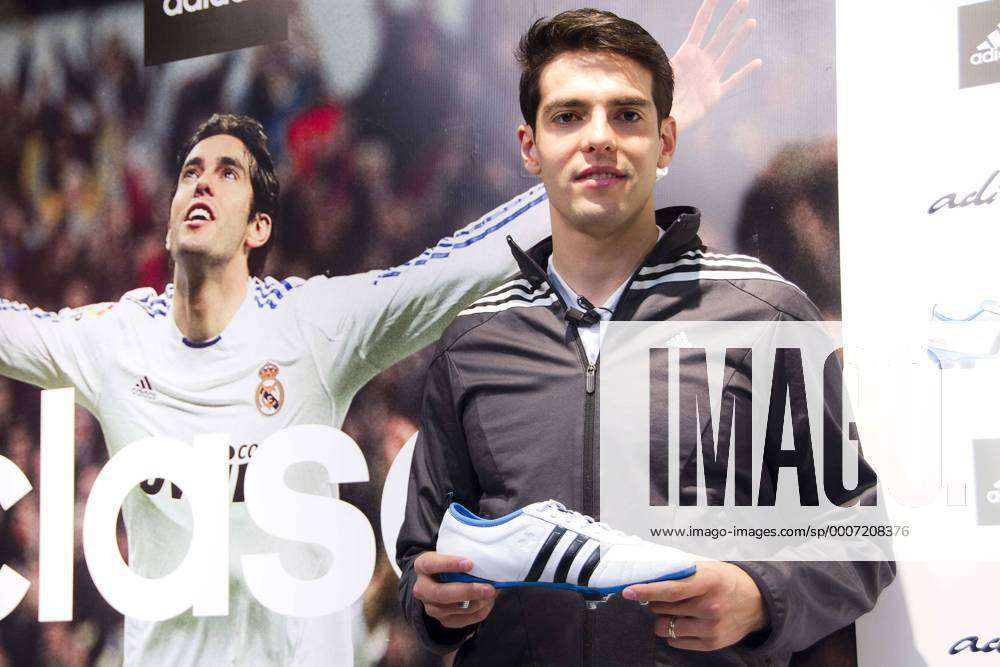 Football player Kaka (Real Madrid BRA) presents Adidas Adipure, new shoes,  Madrid