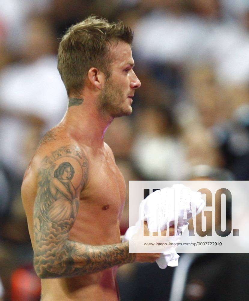 David Beckham tattoos come to life for child abuse campaign - BBC News