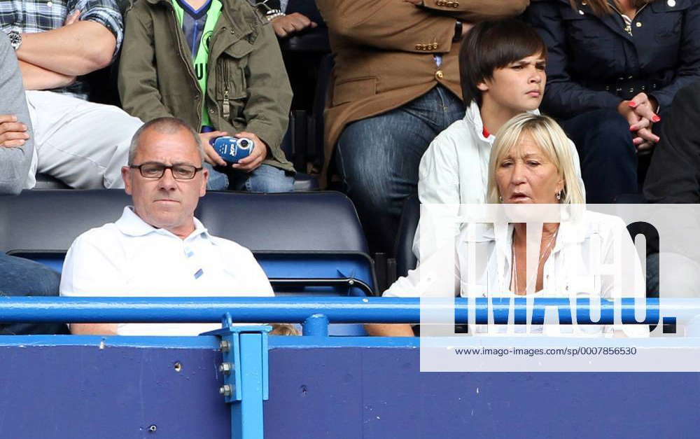 John Terrys father Ted Terry and mother Sue Terry watch on Barclays