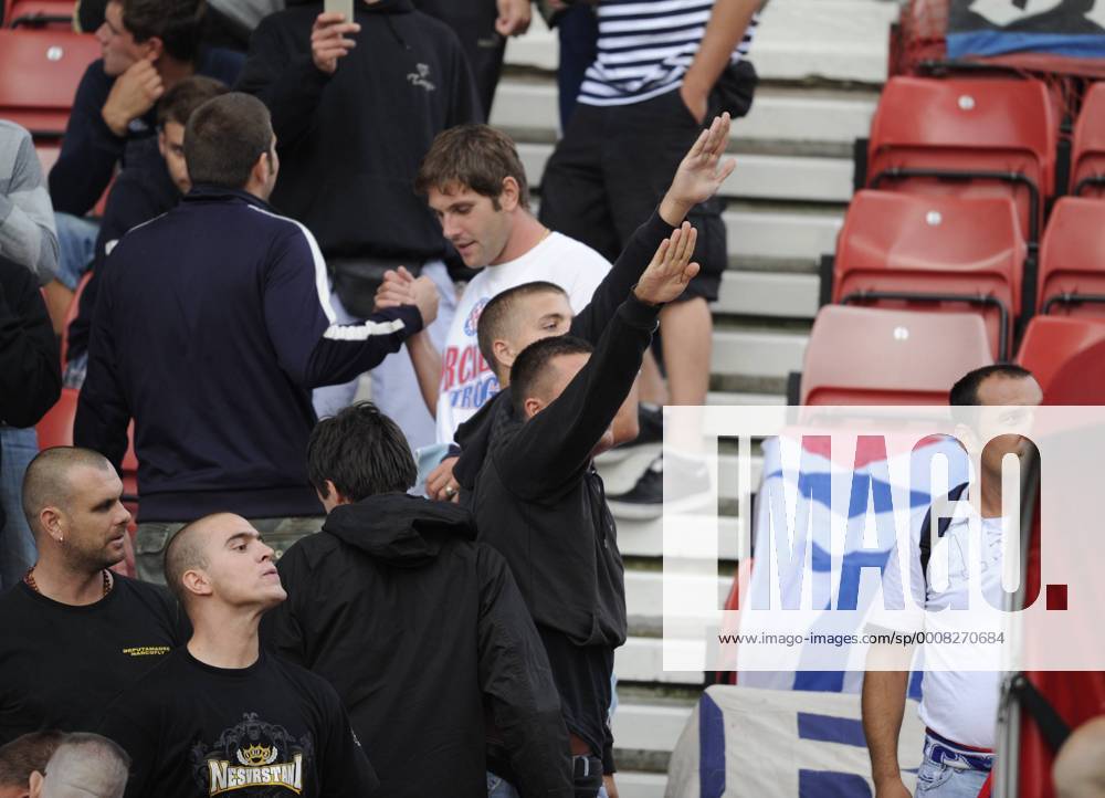 Hajduk Split fans ..UEFA Europa League Qualifying..Stoke City v