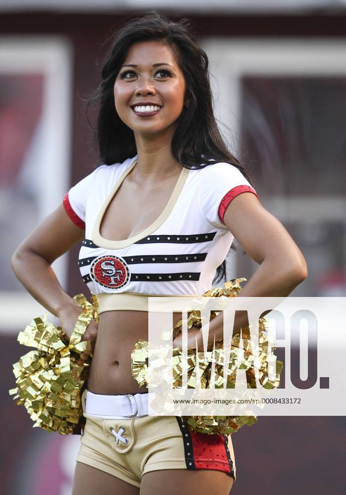 The Gold Rush cheerleaders performed - San Francisco 49ers