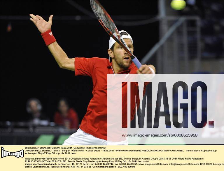 JURGEN MELZER BEL Tennis Belgien Österreich Coupe Davis PhotoNews Panoramic