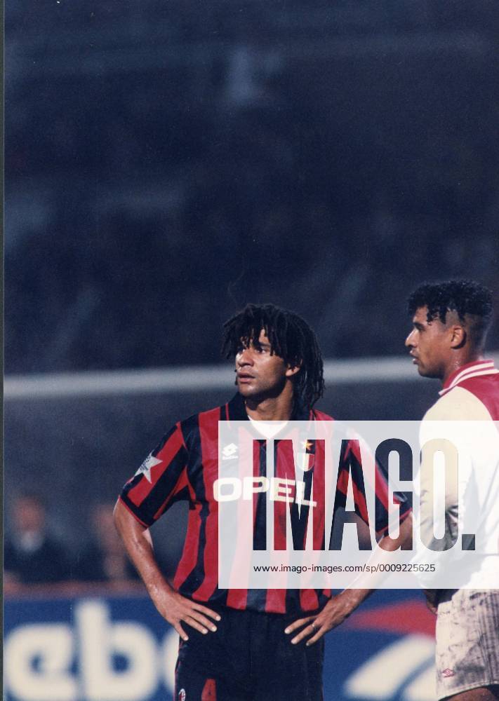 Ruud Gullit (L), Frank Rijkaard (R) - Ajax Amsterdam v AC Milan Champions  League