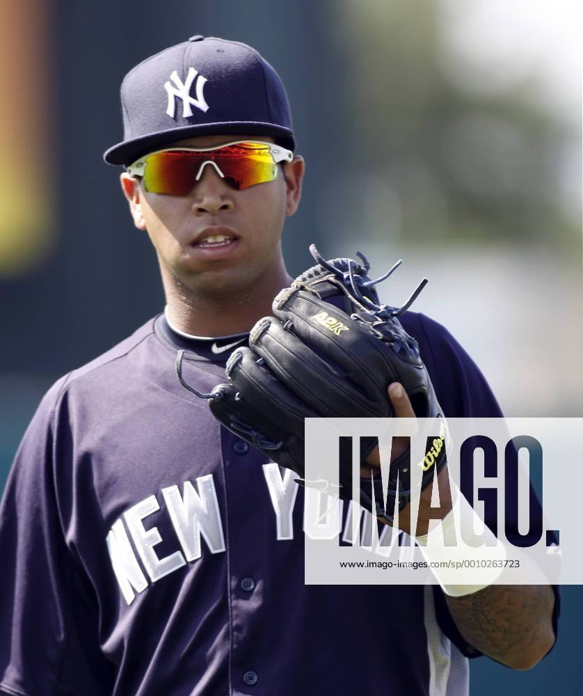 Cito Culver of the New York Yankees during today s game against the Atlanta  Braves. The