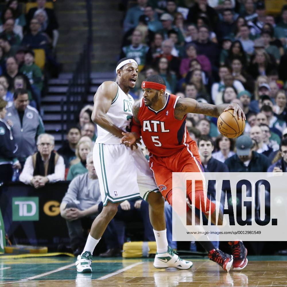 08 March 2013 Boston Celtics small forward Paul Pierce (34) defends on