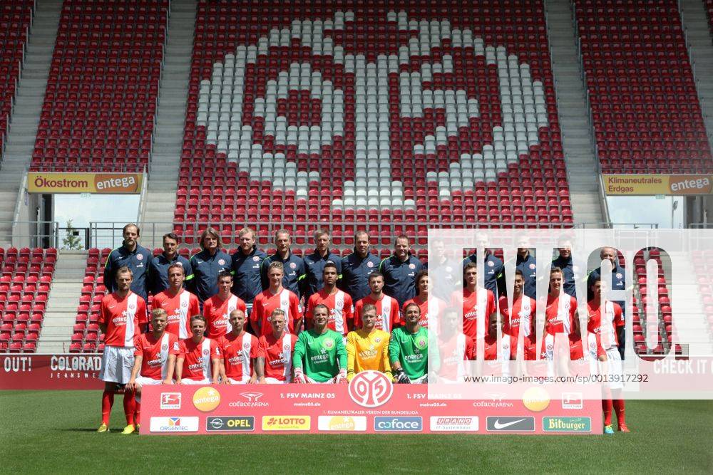 Fußball, Bundesliga, Saison 2013 2014, Mannschaftsfoto 1. FSV Mainz 05 ...