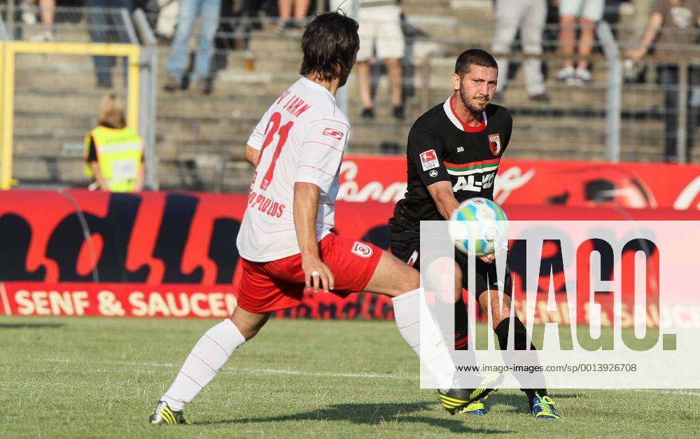 Sascha MÖLDERS, MOELDERS (FC Augsburg 33), Torschuss gegen Dimitrios ...