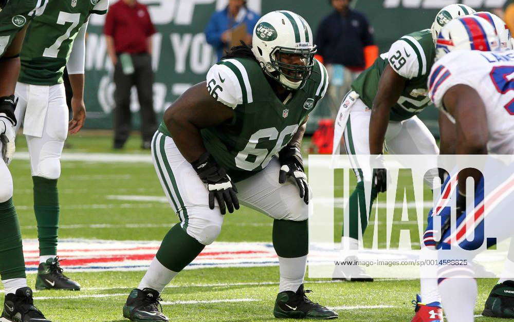 September 27, 2015, New York Jets guard Willie Colon (66) in