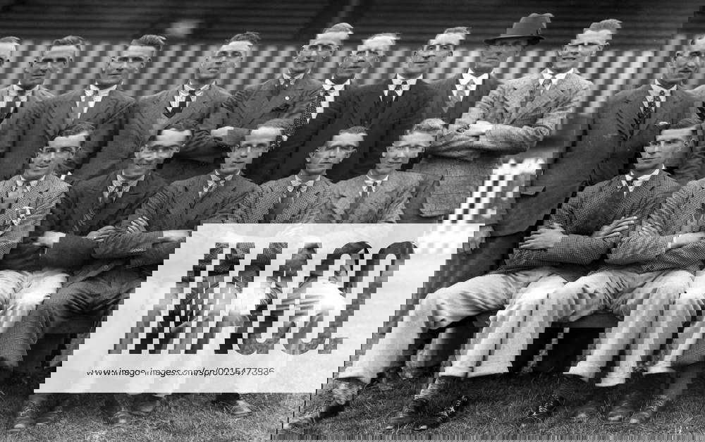 Football 1933 1934 season New Brighton team group Back (left to