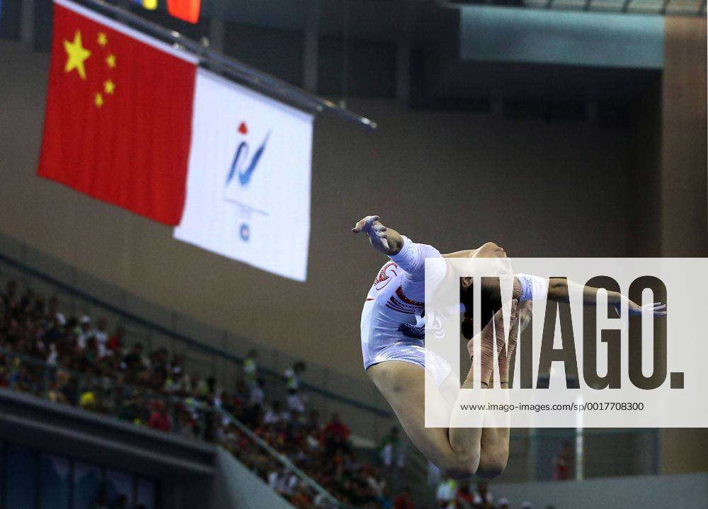 Chinese Gymnast Yao Jinnan Performs In The Floor Exercise During The