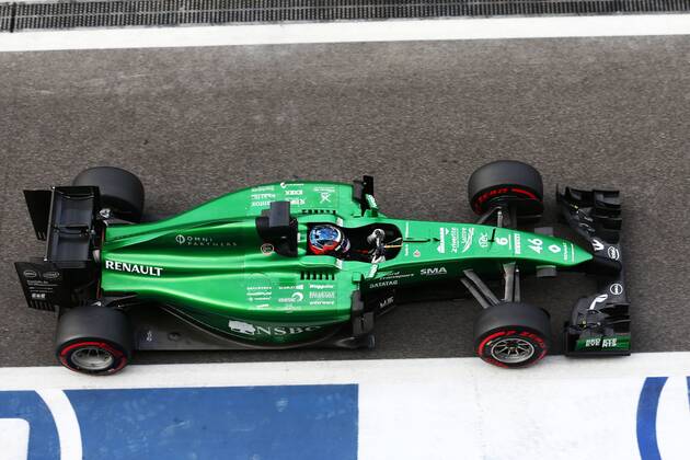 Will Stevens (GBR) Caterham CT05. 25.11.2014. F1 Testing Abu