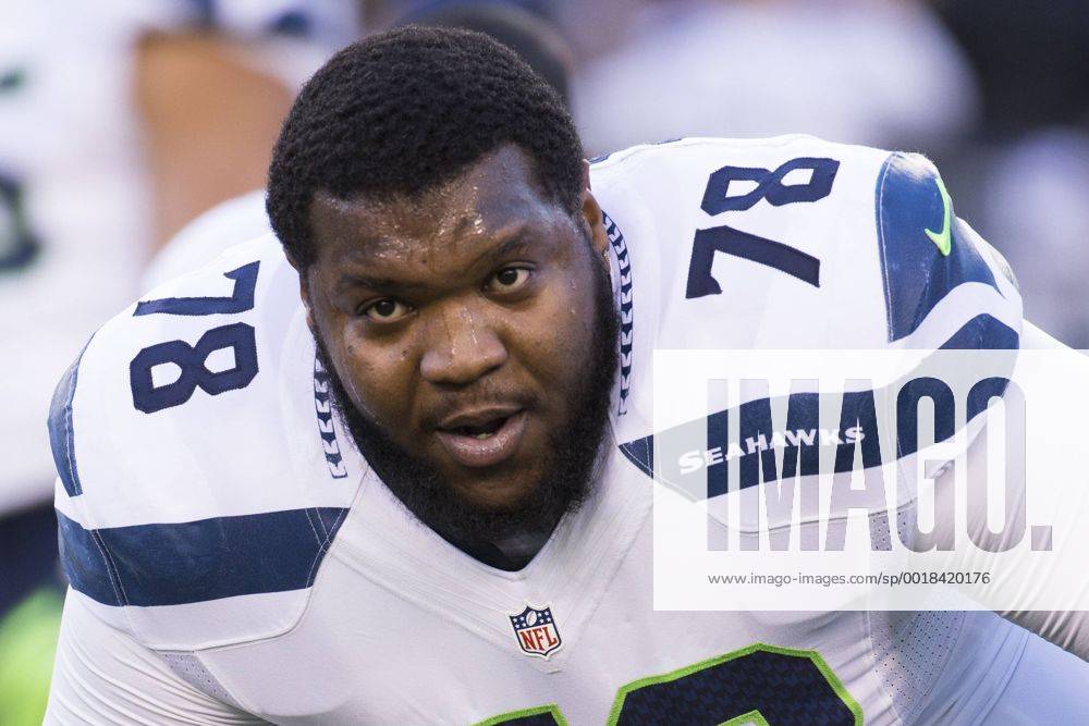 December 7, 2014: Seattle Seahawks guard Alvin Bailey (78) looks on during  warm-ups prior to the NFL game between the Seattle Seahawks and the  Philadelphia Eagles at Lincoln Financial Field in Philadelphia