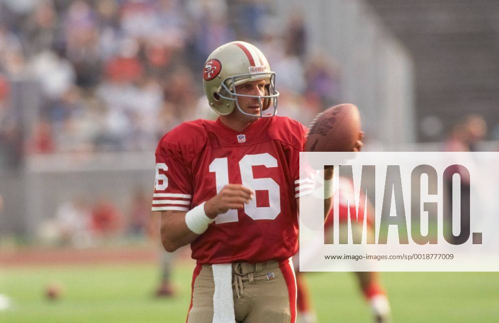 Quarterback Joe Montana der San Francisco 49ers, Olympiastadion Berlin