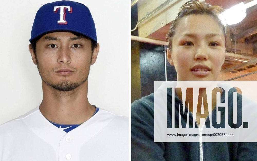 Darvish s partner Yamamoto gives birth Undated combined photo shows Texas  Rangers pitcher Yu