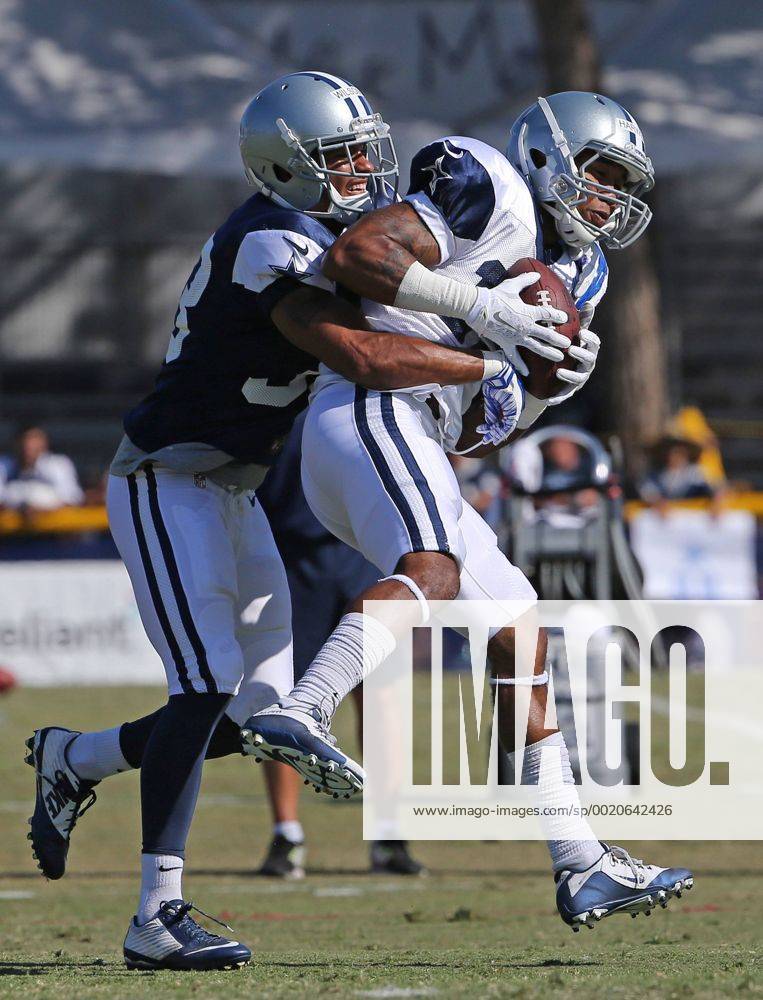 Dallas Cowboys cornerback Jason Wilson makes a reception during Dallas  Cowboys' NFL training camp, Saturday, Aug. 1, 2015, in Oxnard, Calif. (AP  Photo/Gus Ruelas Stock Photo - Alamy