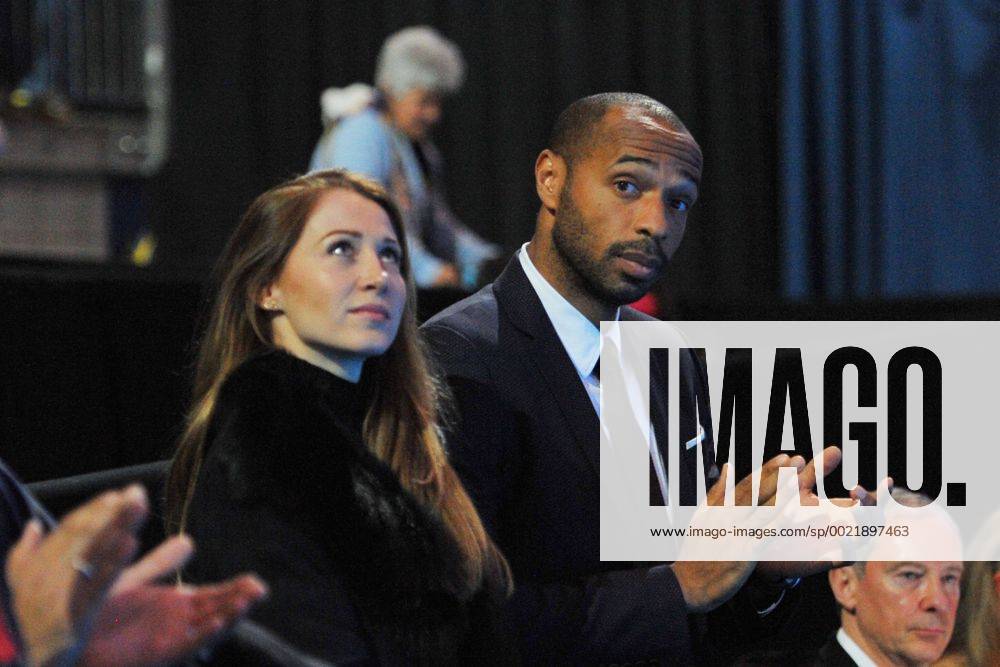 Thierry Henry and his wife TENNIS : ATP Tennis Herren WORLD TOUR