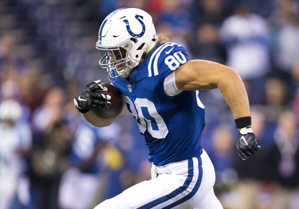 : Indianapolis Colts tight end Coby Fleener and wide receiver Phillip ...
