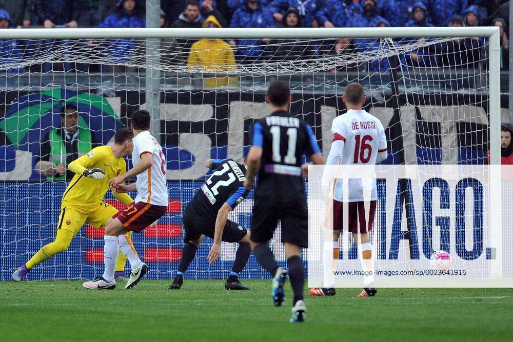 Football soccer Serie A Atalanta Bergamo AS Rom Marco