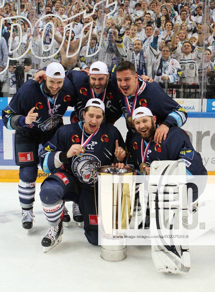 The Czech team Bili Tygri Liberec won the Czech Ice hockey Eishockey ...