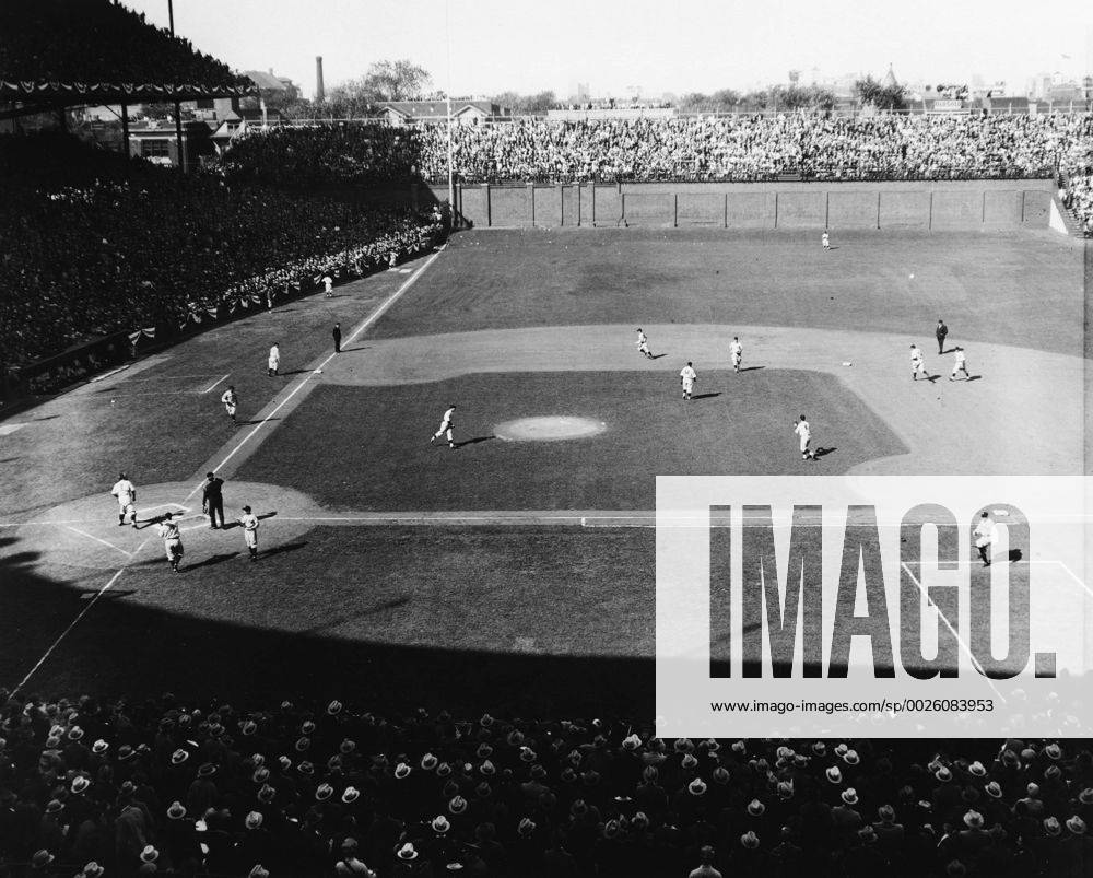 October 1932 - Chicago, Illinois, U.S. - View of a 1932 World Series game  at Wrigley Field