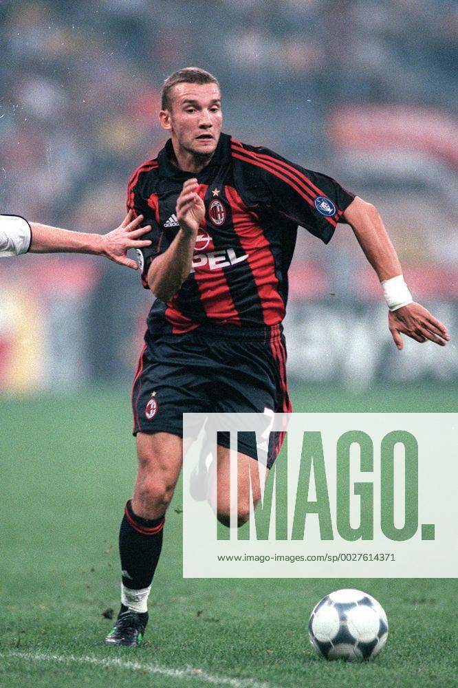 ANDRIY SHEVCHENKO CHAMPIONS LEAGUE 2000-2001 AC MILAN - BESIKTAS ISTANBUL  4-1