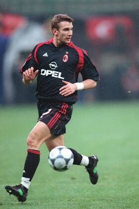 ANDRIY SHEVCHENKO CHAMPIONS LEAGUE 2000-2001 AC MILAN-GALATASARAY ISTANBUL