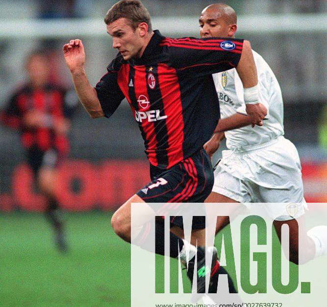 ANDRIY SHEVCHENKO CHAMPIONS LEAGUE 2000-2001 AC MILAN - BESIKTAS ISTANBUL  4-1