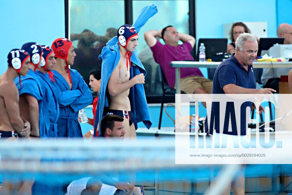 Sergio Afric, (R) head coach of Sirens ASC Greentube during a Malta