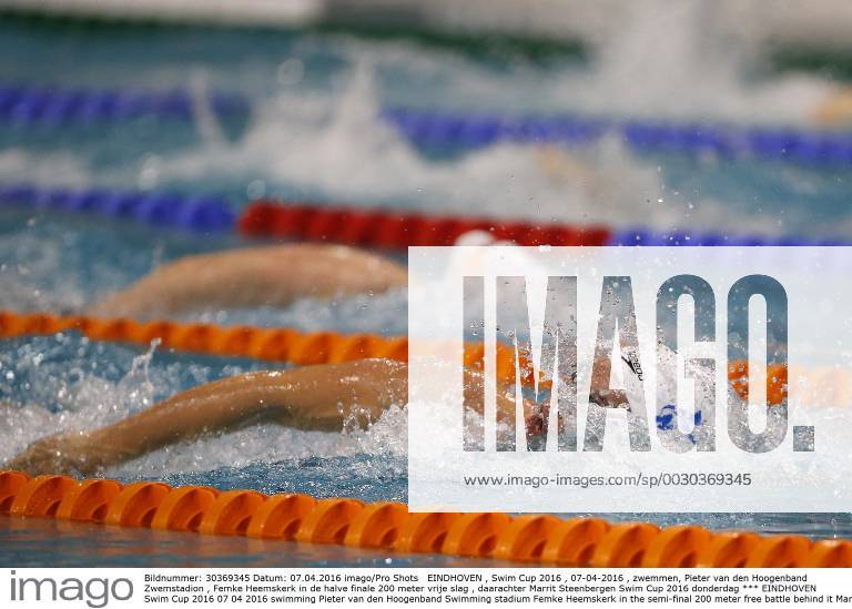 EINDHOVEN , Swim Cup 2016 , 07-04-2016 , Zwemmen, Pieter Van Den ...