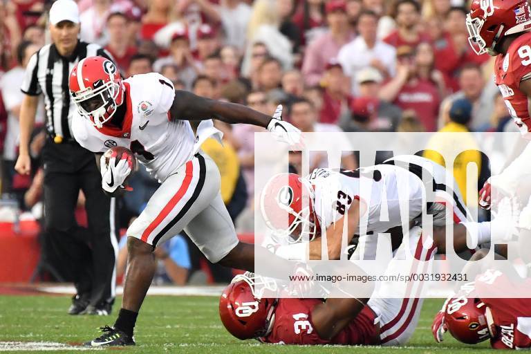 January 1, 2018 Pasadena, CA.Georgia Bulldogs Running Back Sony Michel ...