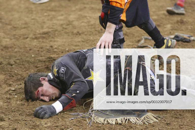 January 7, 2018 - New York, New York, U.S - One of the PBR bullfighters ...