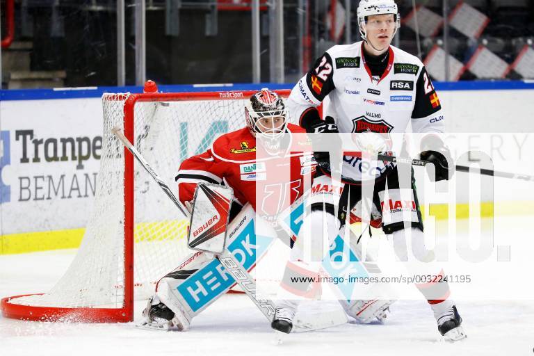 180125-rebro-malvakt-isak-mantler-behind-the-malm-redhawks-ice-hockey