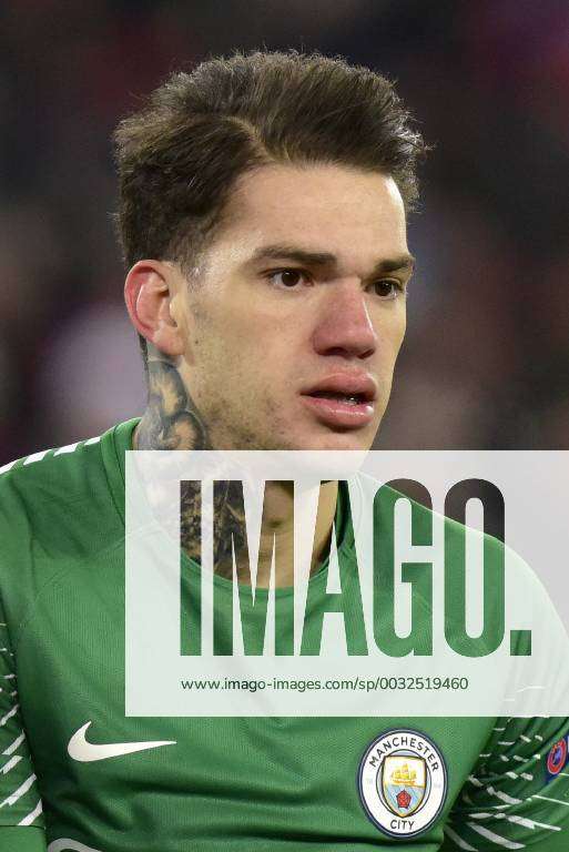 Manchester City goalkeeper Ederson has a smiley face emoji tattoo on his  neck during the Premier League match at St Marys Stadium Southampton  Stock Photo  Alamy