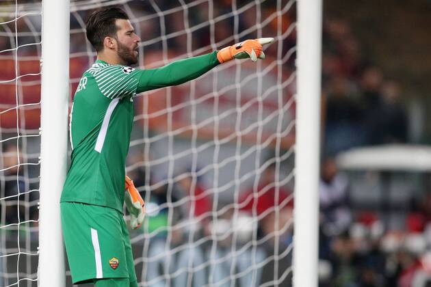Alisson Becker As Roma Roma 10-04-2018 Stadio Olimpico Champions League ...