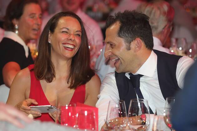 Esther Copado Wife of Hasan Brazzo Salihamidzic FCB Sporting Director Championship Party at