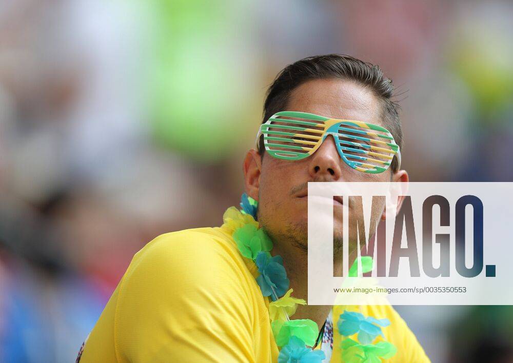 SAMARA, A fan of Brazil is seen prior to the 2018 FIFA World Cup WM ...
