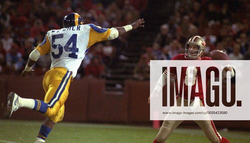 December 18, 1988 - San Francisco, California, U.S - San Francisco 49ers vs  Los Angles Rams at Candl