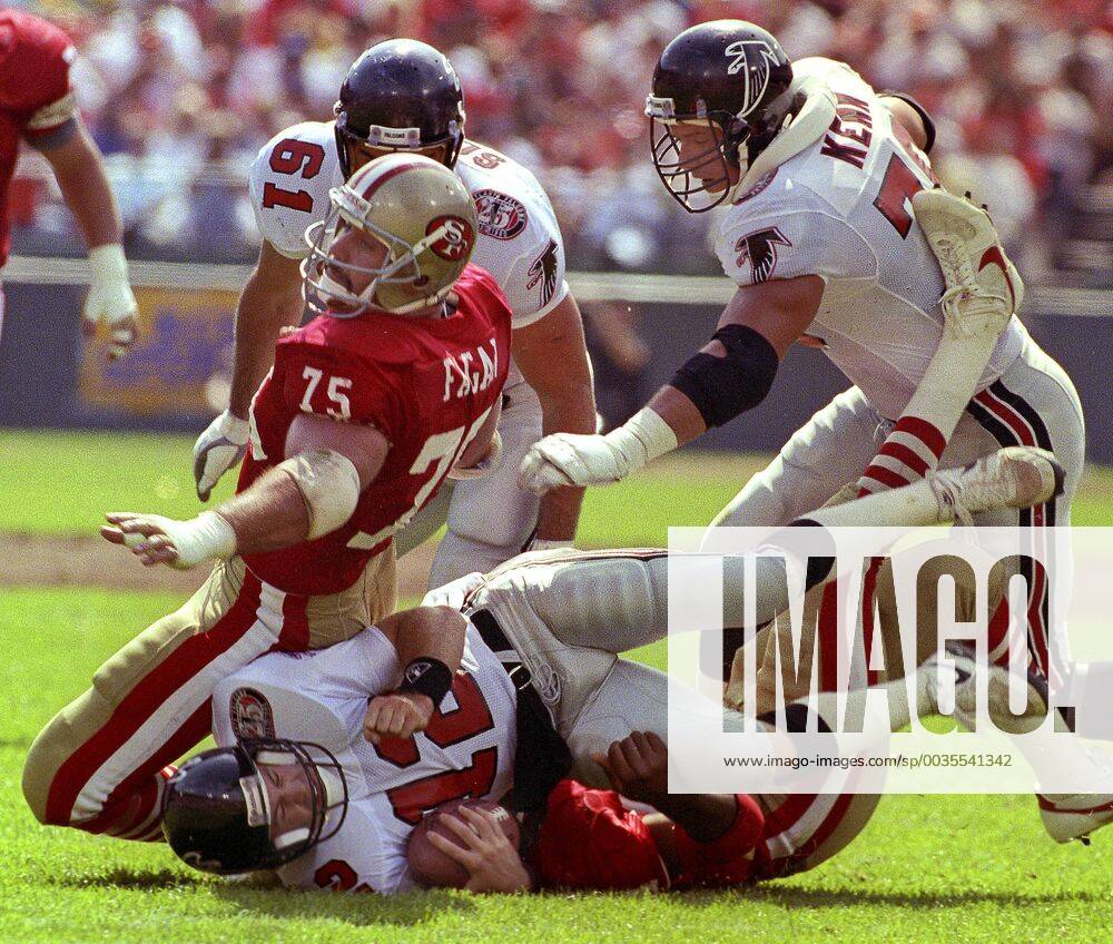 September 23, 1990 - San Francisco, California, U.S - San Francisco 49ers  vs Atlanta Falcons at Cand