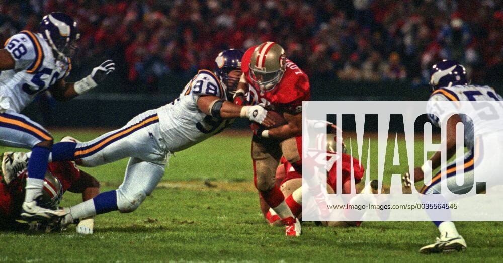 December 18, 1995 - San Francisco, California, U.S - San Francisco 49ers  vs. Minnesota Vikings at Ca