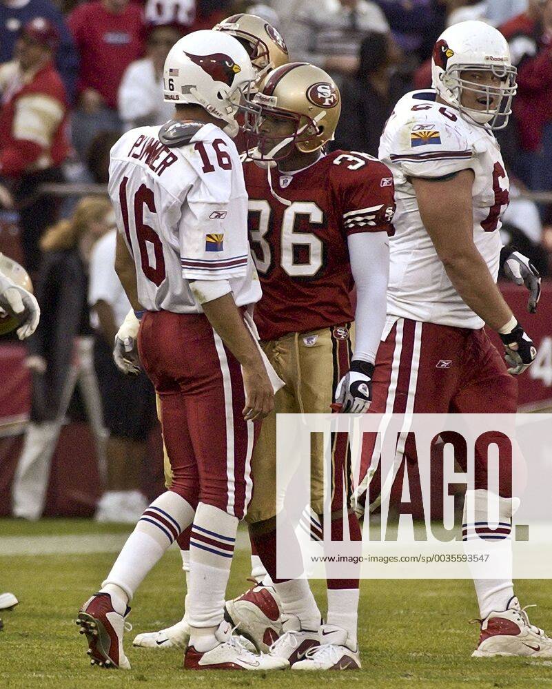 October 27, 2002 - San Francisco, California, U.S - Arizona Cardinals  quarterback Jake Plummer (16)