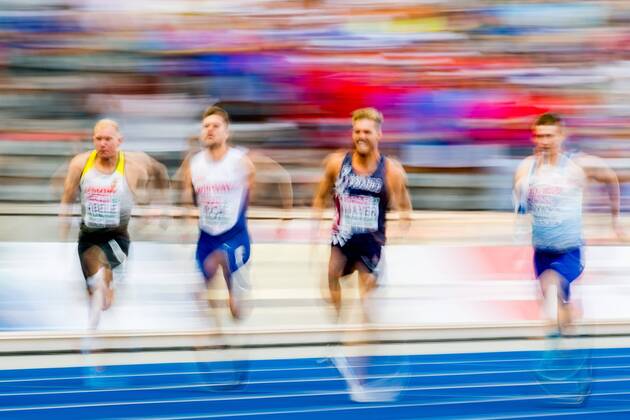 Martin Roe of Norway competes in the Mens Decathlon Final during the ...