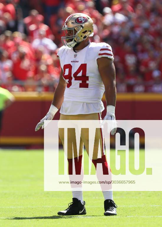 Kansas City, USA. 24th August, 2019. Defensive end Solomon Thomas